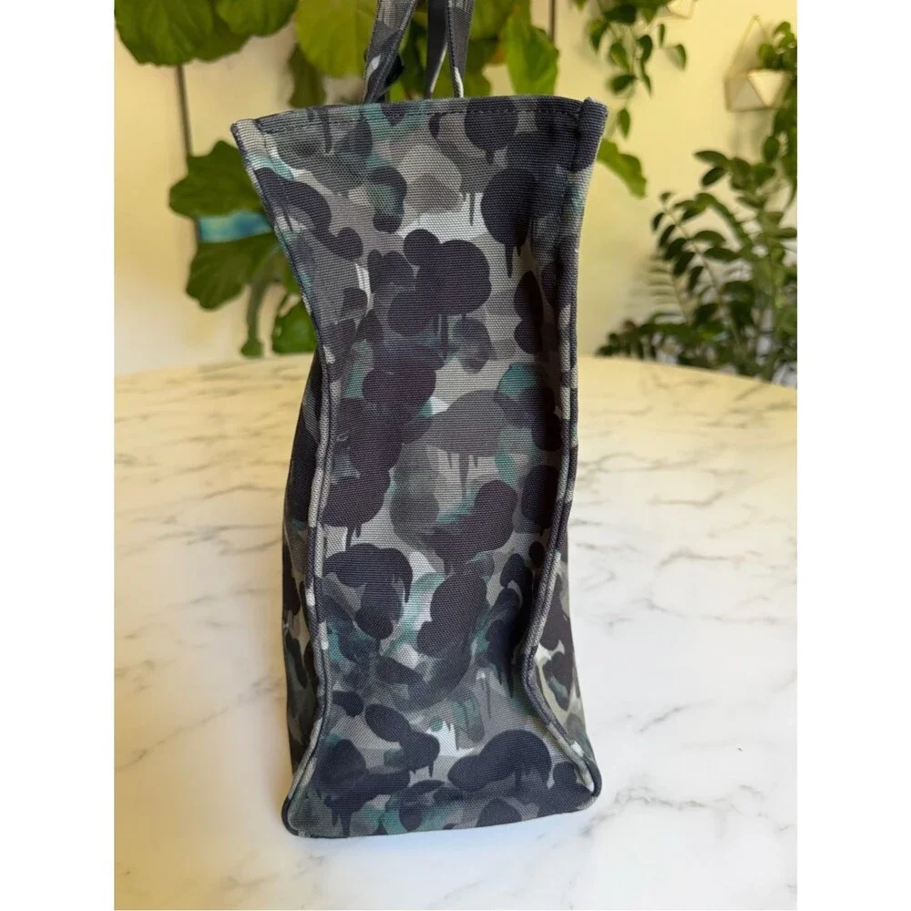 Coach Recycled Canvas Tote 42 With Camo Print And Rexy CF079 Green Black Gray